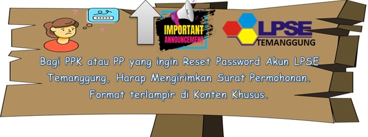 SURAT PERMOHONAN RESET PASSWORD